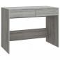 Preview: Schreibtisch Grau Sonoma 101x50x76,5 cm Holzwerkstoff