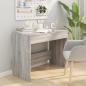 Preview: Schreibtisch Grau Sonoma 101x50x76,5 cm Holzwerkstoff