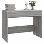 Preview: Schreibtisch Grau Sonoma 101x50x76,5 cm Holzwerkstoff