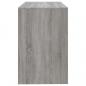 Preview: Schreibtisch Grau Sonoma 101x50x76,5 cm Holzwerkstoff