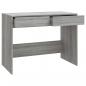 Preview: Schreibtisch Grau Sonoma 101x50x76,5 cm Holzwerkstoff