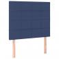 Preview: Kopfteile 2 Stk. Blau 80x5x78/88 cm Stoff