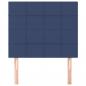 Preview: Kopfteile 2 Stk. Blau 80x5x78/88 cm Stoff