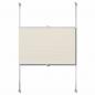 Preview: Plissee Faltrollo Rollo Plisseerollo 80x150cm Creme