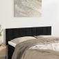 Preview: ARDEBO.de - Kopfteile 2 Stk. Schwarz 72x5x78/88 cm Samt