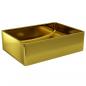 Preview: Waschbecken 41 x 30 x 12 cm Keramik Golden