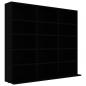 Preview: CD-Regal Schwarz 102x23x89,5 cm Holzwerkstoff