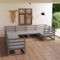 Preview: ARDEBO.de - 8-tlg. Garten-Lounge-Set Massivholz Kiefer