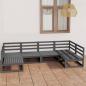 Preview: ARDEBO.de - 6-tlg. Garten-Lounge-Set Massivholz Kiefer