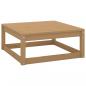 Preview: 5-tlg. Garten-Lounge-Set Honigbraun Massivholz Kiefer