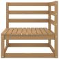 Preview: 4-tlg. Garten-Lounge-Set Honigbraun Massivholz Kiefer