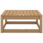 Preview: 4-tlg. Garten-Lounge-Set Honigbraun Massivholz Kiefer