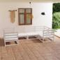 Preview: ARDEBO.de - 6-tlg. Garten-Lounge-Set Massivholz Kiefer