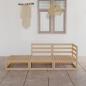 Preview: ARDEBO.de - 3-tlg. Garten-Lounge-Set Massivholz Kiefer