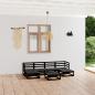 Preview: ARDEBO.de - 7-tlg. Garten-Lounge-Set Massivholz Kiefer