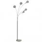 Preview: Stehlampe 200 cm 5 x E14 Silbern 