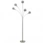 Preview: Stehlampe 200 cm 5 x E14 Silbern 