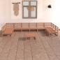 Preview: ARDEBO.de - 11-tlg. Garten-Lounge-Set Massivholz Kiefer