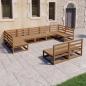 Preview: ARDEBO.de - 9-tlg. Garten-Lounge-Set Massivholz Kiefer