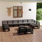 Preview: ARDEBO.de - 13-tlg. Garten-Lounge-Set Massivholz Kiefer