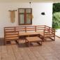 Preview: ARDEBO.de - 7-tlg. Garten-Lounge-Set Massivholz Kiefer