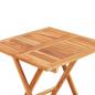 Preview: 3-tlg. Bistroset mit Taupe Kissen Massivholz Teak