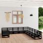 Preview: ARDEBO.de - 11-tlg. Garten-Lounge-Set Massivholz Kiefer