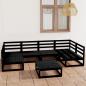 Preview: ARDEBO.de - 7-tlg. Garten-Lounge-Set Massivholz Kiefer