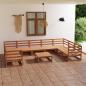 Preview: ARDEBO.de - 10-tlg. Garten-Lounge-Set Massivholz Kiefer