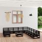 Preview: ARDEBO.de - 12-tlg. Garten-Lounge-Set Massivholz Kiefer