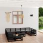 Preview: ARDEBO.de - 13-tlg. Garten-Lounge-Set Massivholz Kiefer