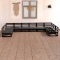 Preview: ARDEBO.de - 10-tlg. Garten-Lounge-Set Massivholz Kiefer