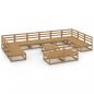 Preview: 13-tlg. Garten-Lounge-Set Massivholz Kiefer