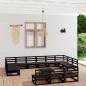 Preview: ARDEBO.de - 14-tlg. Garten-Lounge-Set Massivholz Kiefer