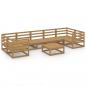 Preview: 8-tlg. Garten-Lounge-Set Massivholz Kiefer