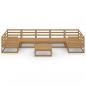 Preview: 8-tlg. Garten-Lounge-Set Massivholz Kiefer