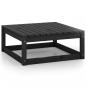 Preview: 14-tlg. Garten-Lounge-Set Schwarz Massivholz Kiefer