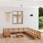 Preview: ARDEBO.de - 12-tlg. Garten-Lounge-Set Massivholz Kiefer