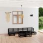 Preview: ARDEBO.de - 9-tlg. Garten-Lounge-Set Massivholz Kiefer