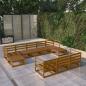 Preview: ARDEBO.de - 10-tlg. Garten-Lounge-Set Massivholz Kiefer