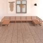 Preview: ARDEBO.de - 10-tlg. Garten-Lounge-Set Massivholz Kiefer