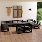 Preview: ARDEBO.de - 12-tlg. Garten-Lounge-Set Massivholz Kiefer