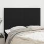 Preview: ARDEBO.de - Kopfteile 4 Stk. Schwarz 72x5x78/88 cm Stoff