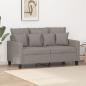 Preview: ARDEBO.de - 2-Sitzer-Sofa Taupe 120 cm Stoff