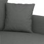 Preview: 3-Sitzer-Sofa Dunkelgrau 180 cm Stoff