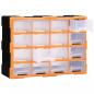 Preview: Multi-Schubladen-Organizer 16 Schubladen 52x16x37 cm