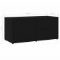 Preview: TV-Schrank Schwarz 80x34x36 cm Holzwerkstoff