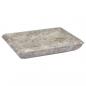 Preview: ARDEBO.de - Waschbecken Grau 50x35x10 cm Marmor