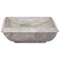 Preview: Waschbecken Grau 50x35x10 cm Marmor