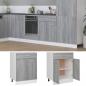 Preview: Unterschrank mit Schublade Grau Sonoma 60x46x81,5 cm